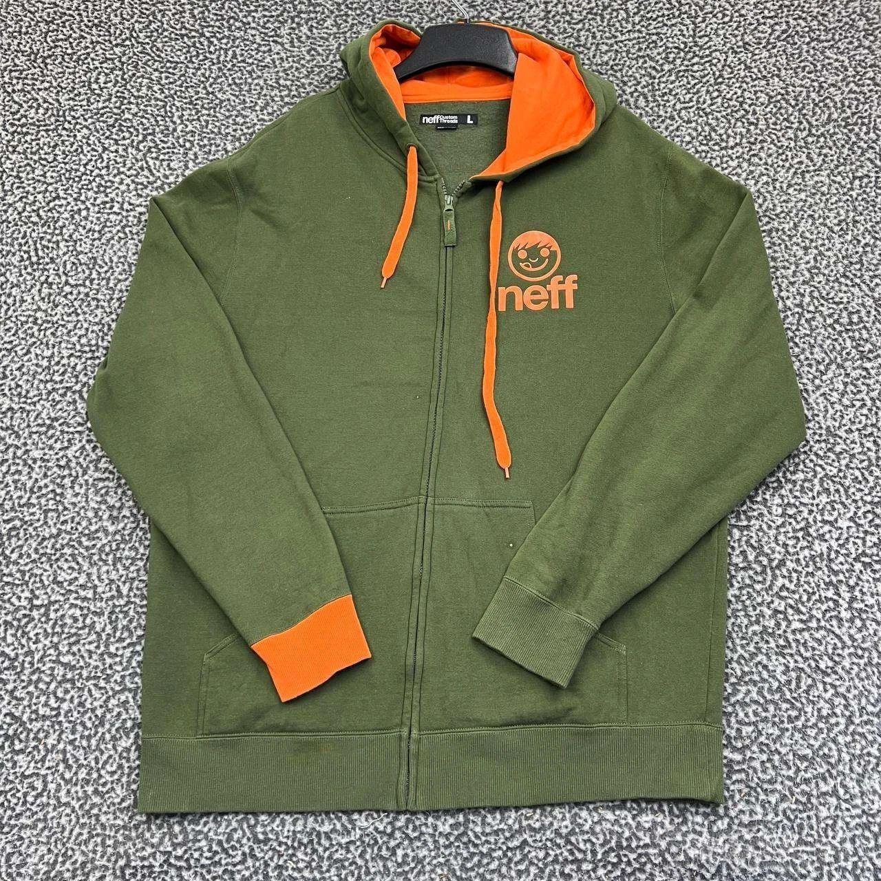 NEFF Neff Hoodie Men Fleece Full Zip Long Sleeve Pocket Outdoor L Size US L / EU 52-54 / 3 - 1 Thumbnail