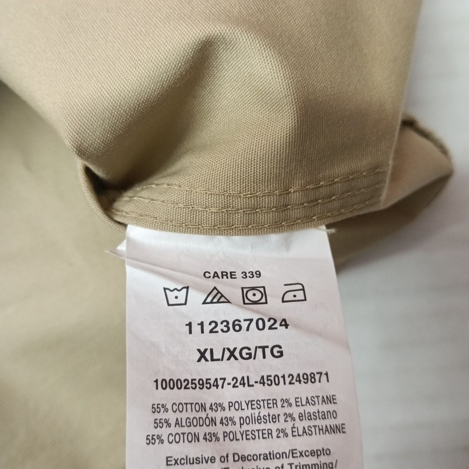 Wrangler Wrangler Men's Relaxed Fit Woven Button Shirt Size XL Khaki Size US XL / EU 56 / 4 - 6 Thumbnail