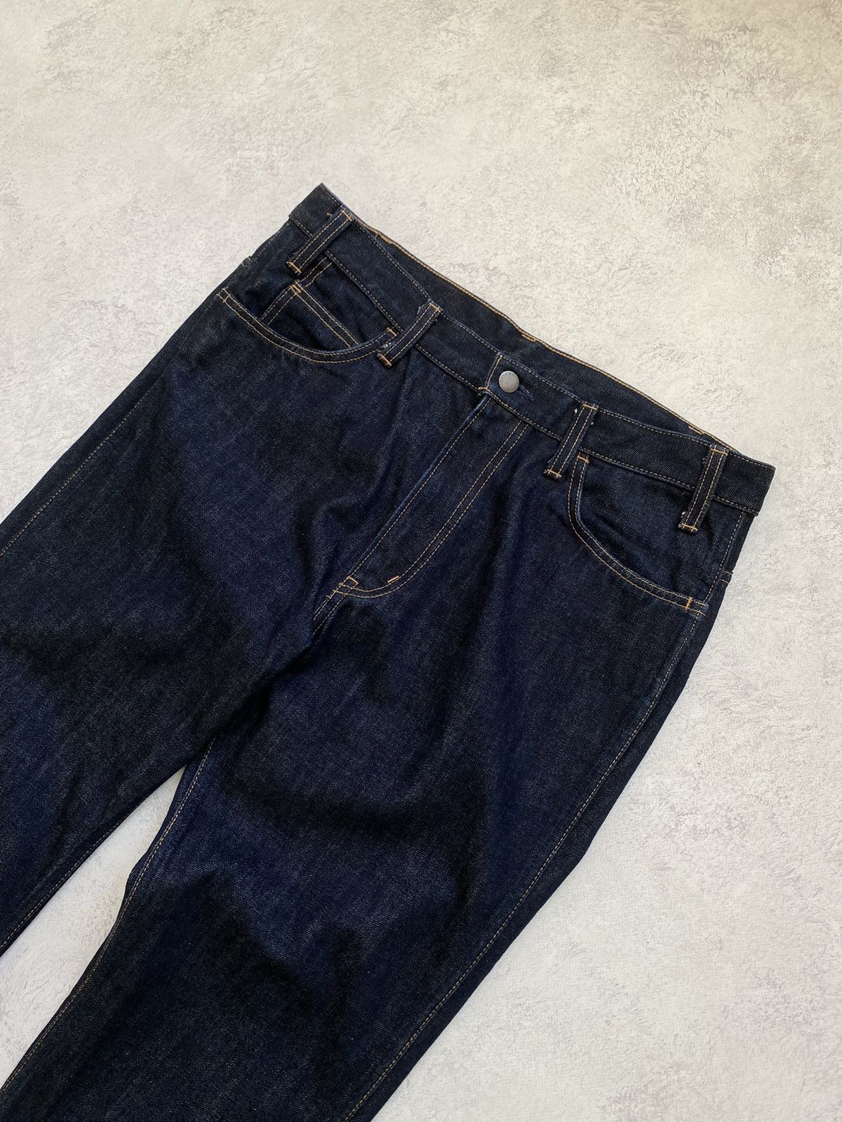 Unused Japanese Men’s Unused Denim Dark Blue Pants Size 3 Size US 32 / EU 48 - 5 Thumbnail
