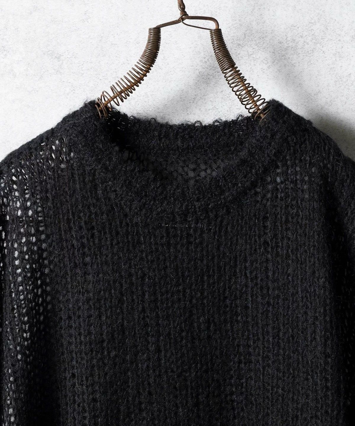 Number (N)ine Number nine MOHAIR MESH WIDE STRIPED KNIT PULLOVER size 2 Size US M / EU 48-50 / 2 - 3 Thumbnail