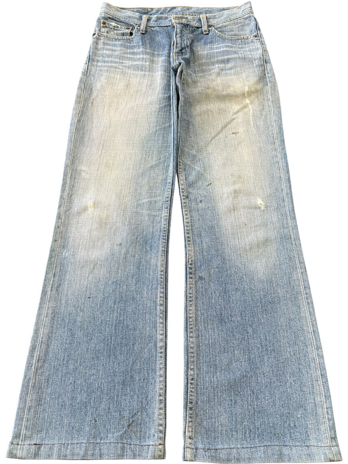 Levi's Vintage 90s Levis 537 Grunge Distressed Flare Jeans Size US 30 / EU 46 - 1 Thumbnail