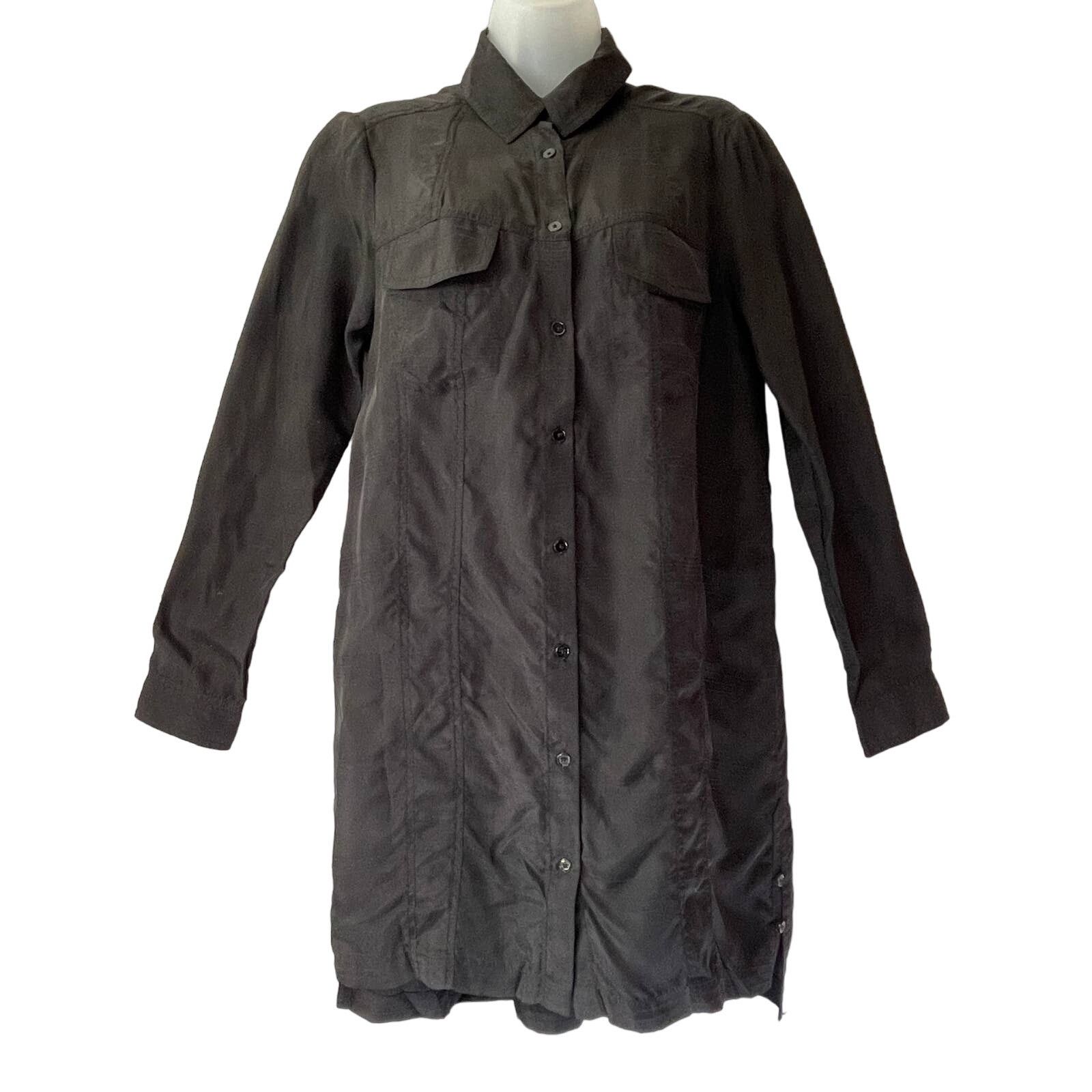 T by Alexander Wang T by Alexander Wang Cupro Shirt Dress Size XS WORN ONCE Size XS / US 0-2 / IT 36-38 - 1 Thumbnail