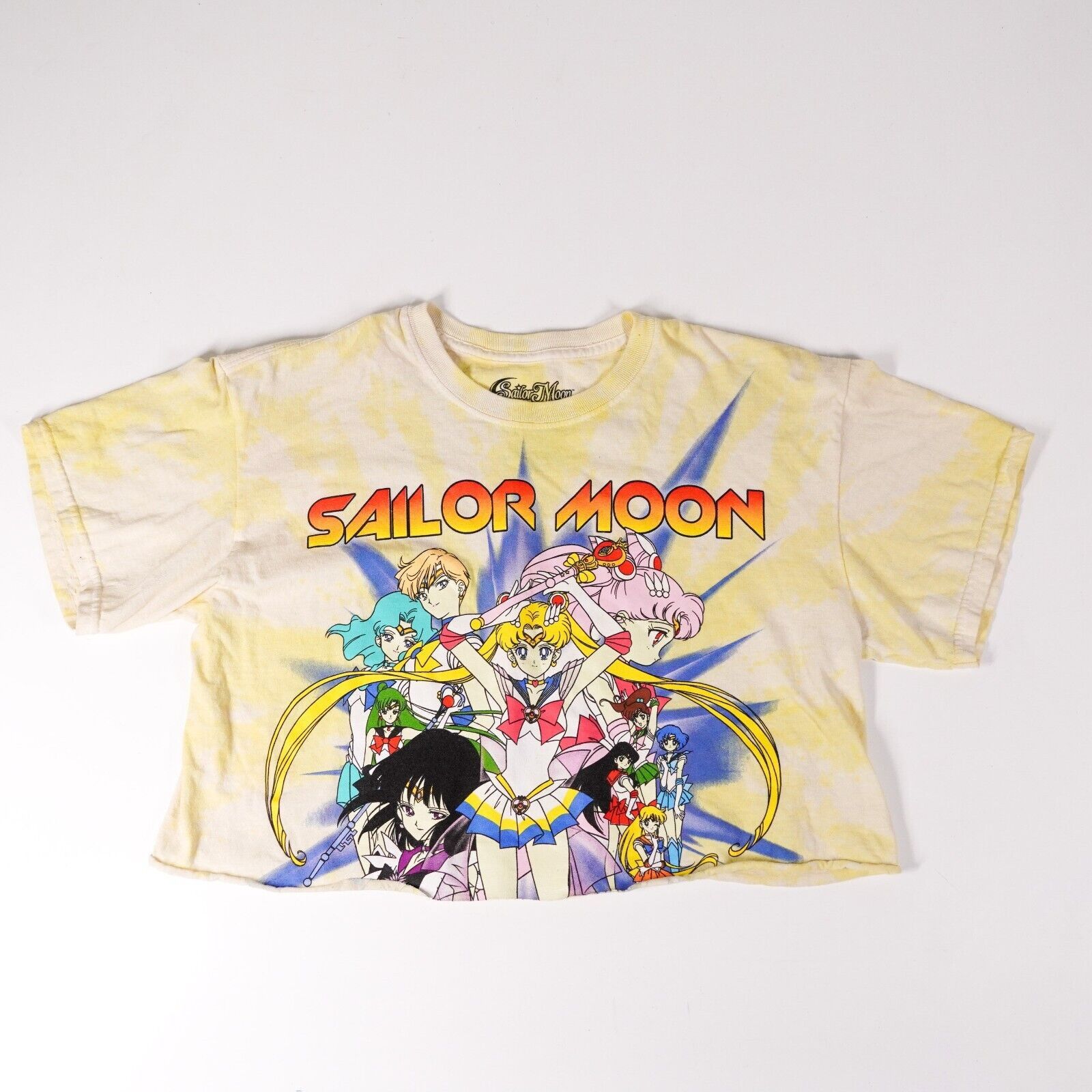 Other Sailor Moon Anime Cartoon Crop Top Tee Shirt T-Shirt Yellow Size S / US 4 / IT 40 - 1 Thumbnail
