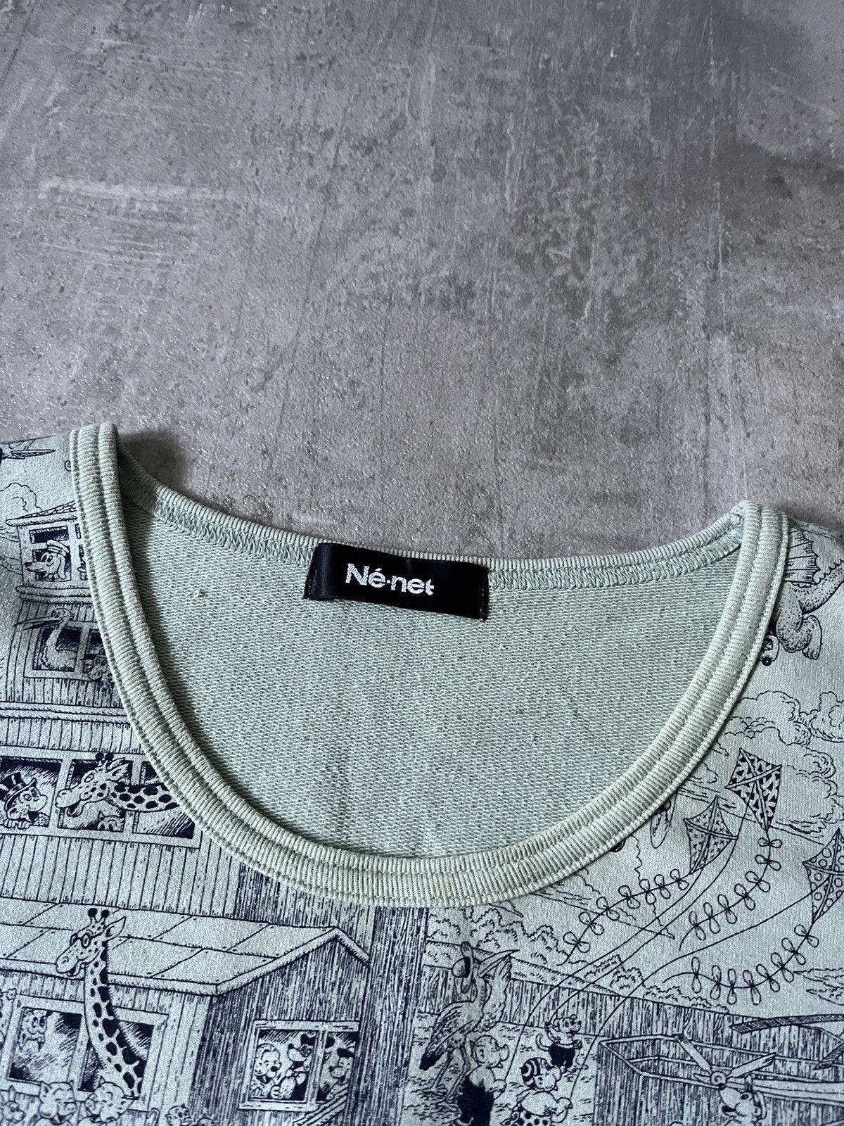 Issey Miyake × Japanese Brand × Ne-Net Ne-Net Rasmus Klump Issey Miyake sweatshirt boxy Size US S / EU 44-46 / 1 - 7 Thumbnail