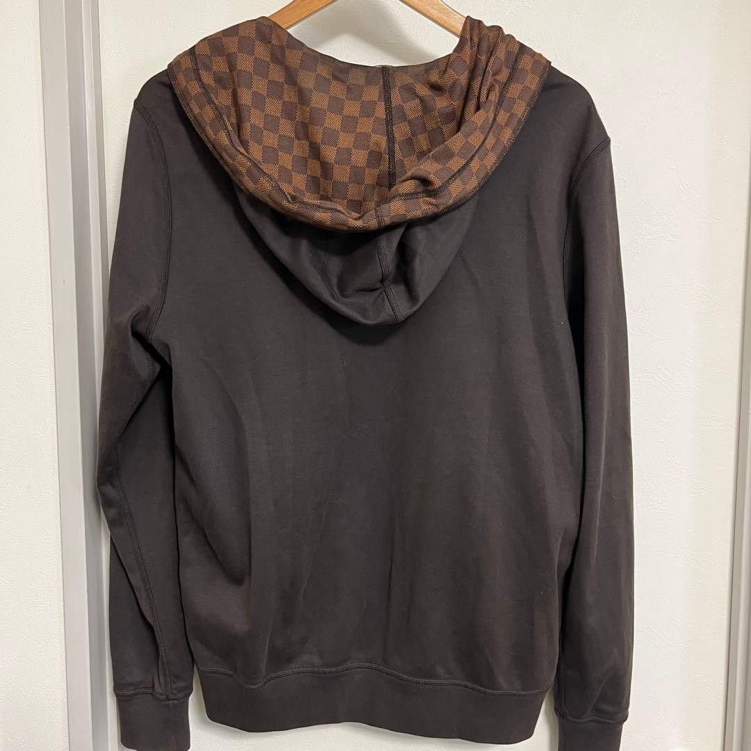 Louis Vuitton Louis Vuitton Damier Logo Hoodie Parka Brown Size US M / EU 48-50 / 2 - 2 Thumbnail