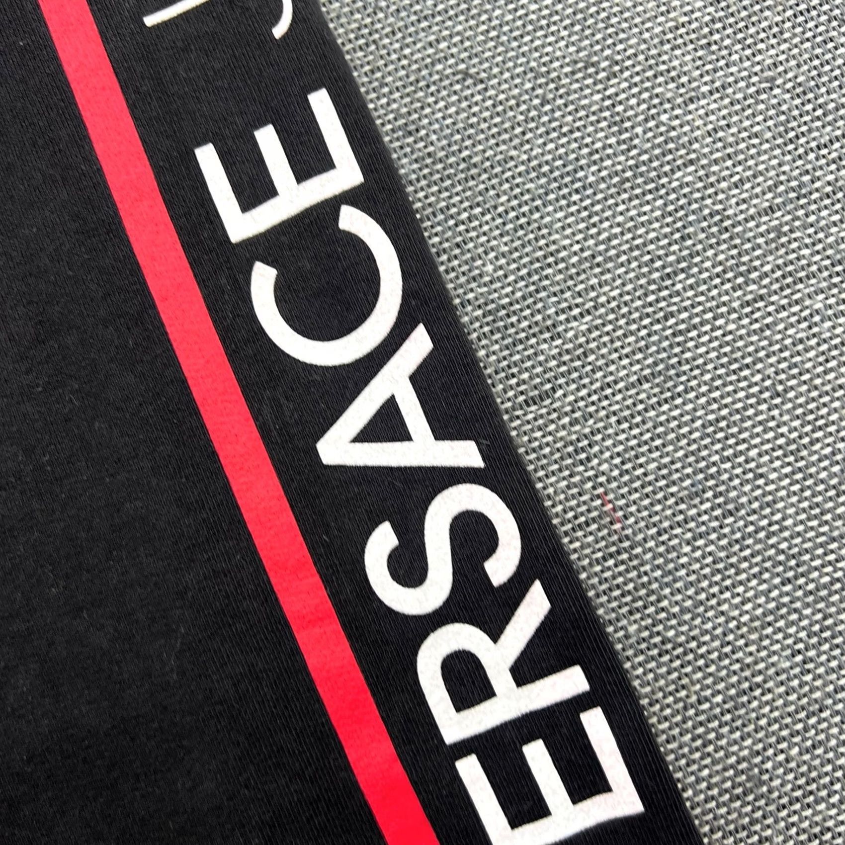 Versace Jeans Couture Versace Jeans Track Pants Mens 3XL Black Spellout Drawstrings Joggers Size US 39 - 7 Thumbnail