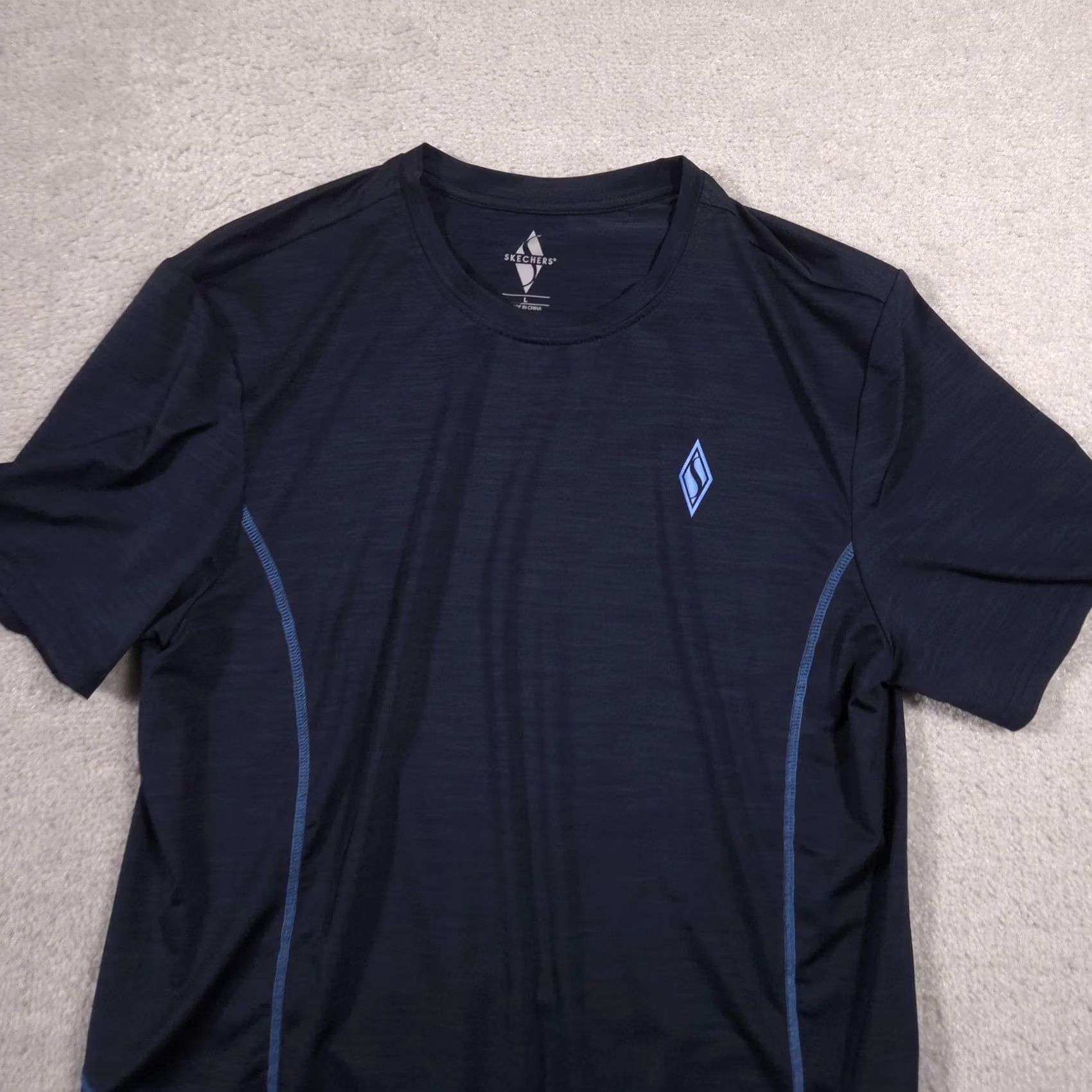 SKECHERS Skechers Shirt Mens Large Blue Lightweight Athletic Performance Crew Tee Top Size US L / EU 52-54 / 3 - 4 Thumbnail