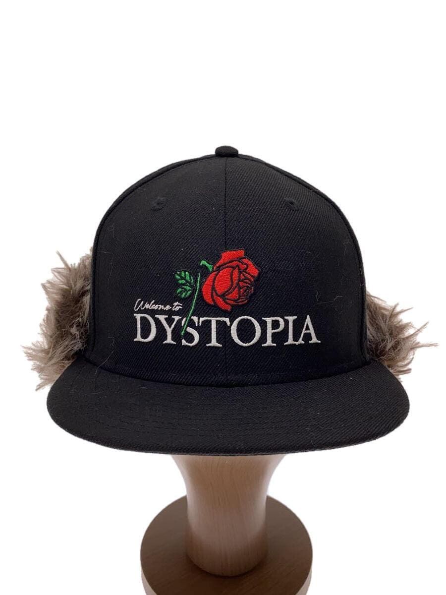 image of Undercover Welcome To Dystopia Hat in Black, Men's