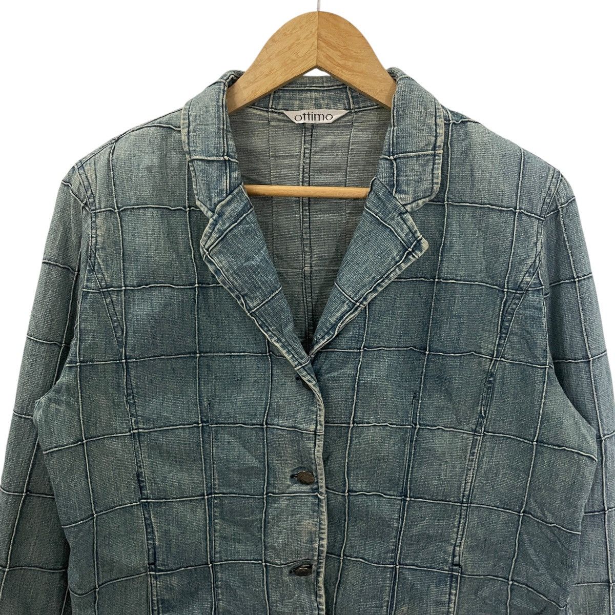 Japanese Brand Vintage Ottimo Denim Coat Jacket Size US M / EU 48-50 / 2 - 2 Thumbnail
