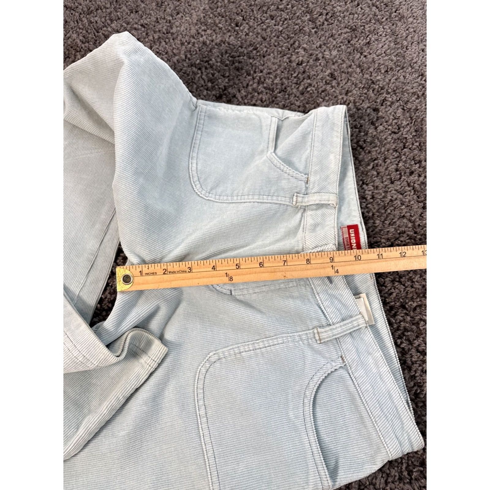 Vintage VINTAGE UNIONBAY Corduroy Pants Womens 11 Flare Boot Cut Jeans Low Rise Blue Womens Boots Cut Flared 32in Inseam Size 32" / US 10 / IT 46 - 5 Thumbnail