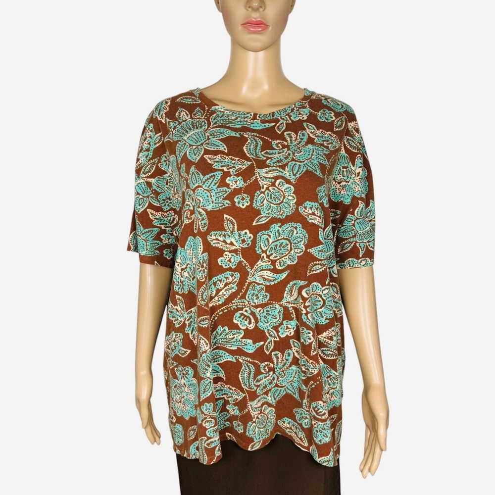 Free People New Free People We The Free Nina Printed Tee Size M Size M / US 6-8 / IT 42-44 - 3 Thumbnail
