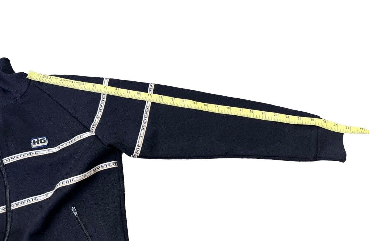 Hysteric Glamour Vintage 90s Hysteric Glamour Dark Blue Track Top Sweater Size US S / EU 44-46 / 1 - 4 Thumbnail
