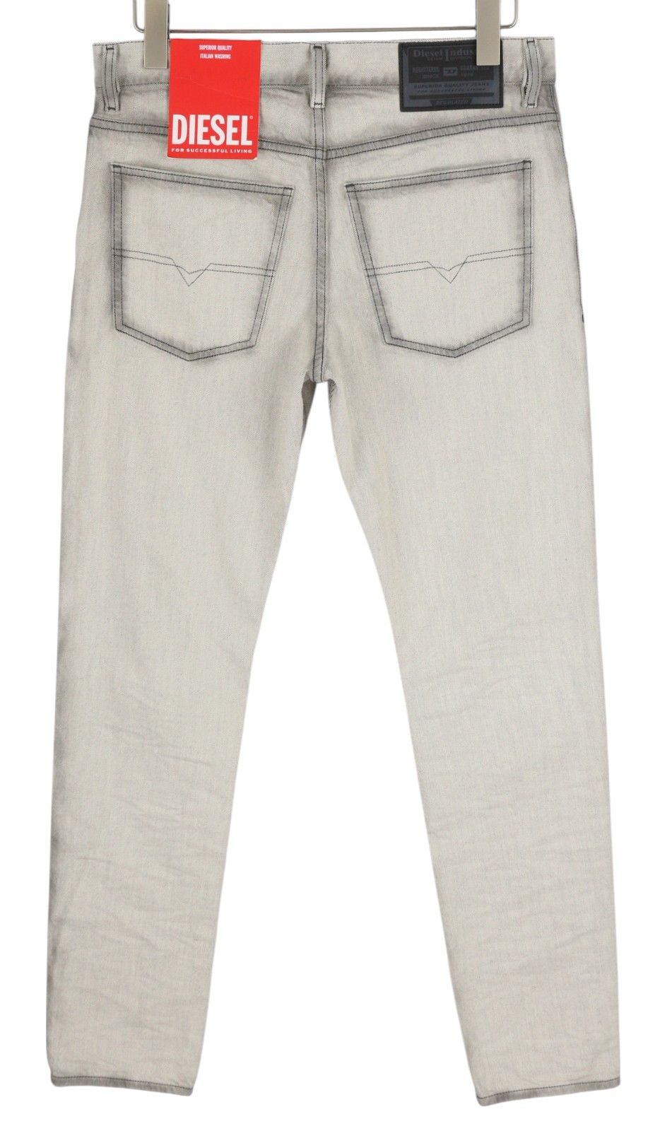 Diesel 1995 09C86 W31/L32 Grey Faded Slim Straight Leg 85411 Size US 31 - 2 Thumbnail