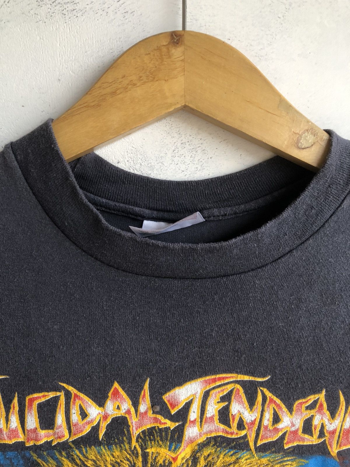 Band Tees × Vintage Vintage 80s Suicidal Tendencies Distressed Size US XL / EU 56 / 4 - 8 Thumbnail