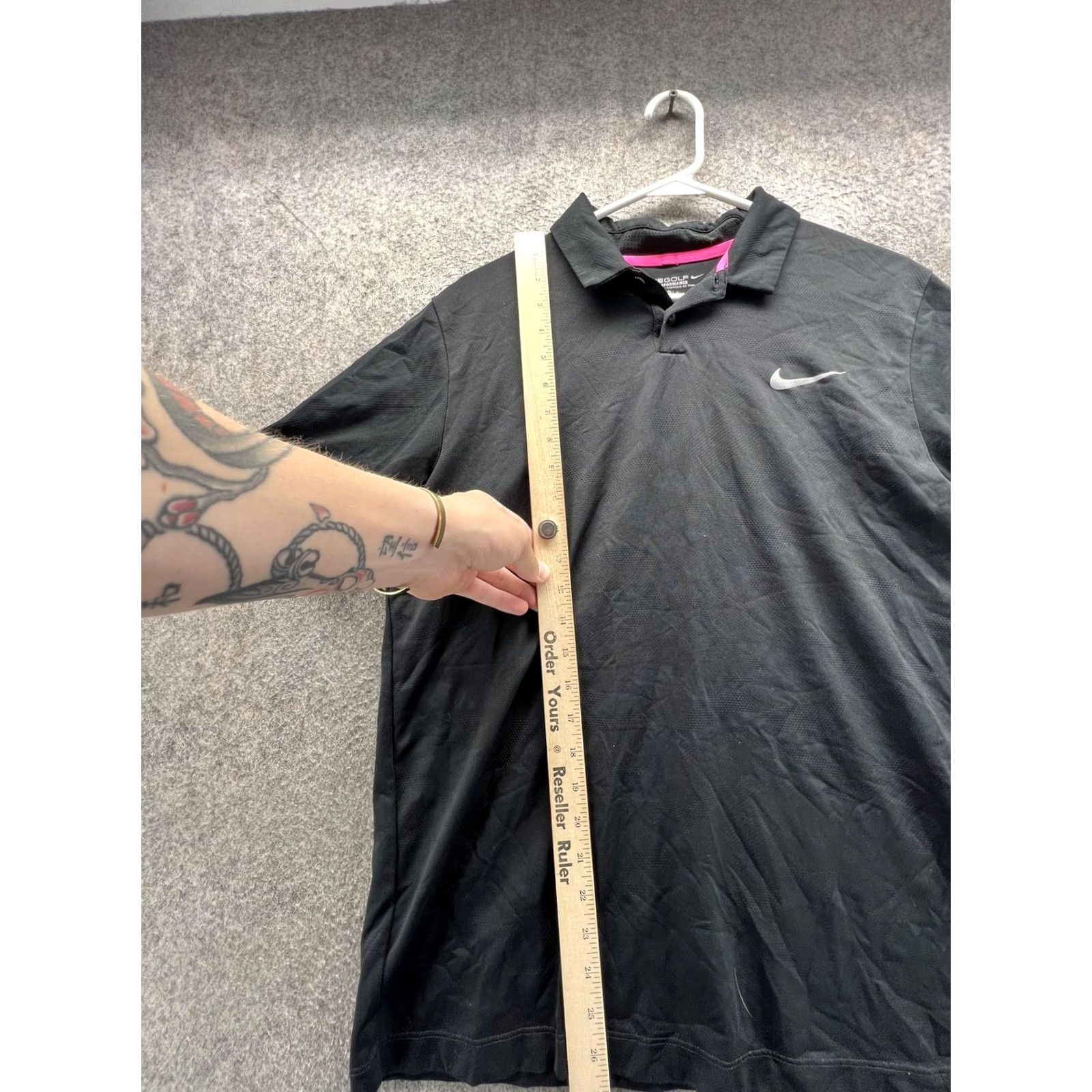 Nike Nike Golf Polo Shirt Men Medium Black Tour Performance Dri Fit Swoosh Golfer Size US M / EU 48-50 / 2 - 3 Thumbnail