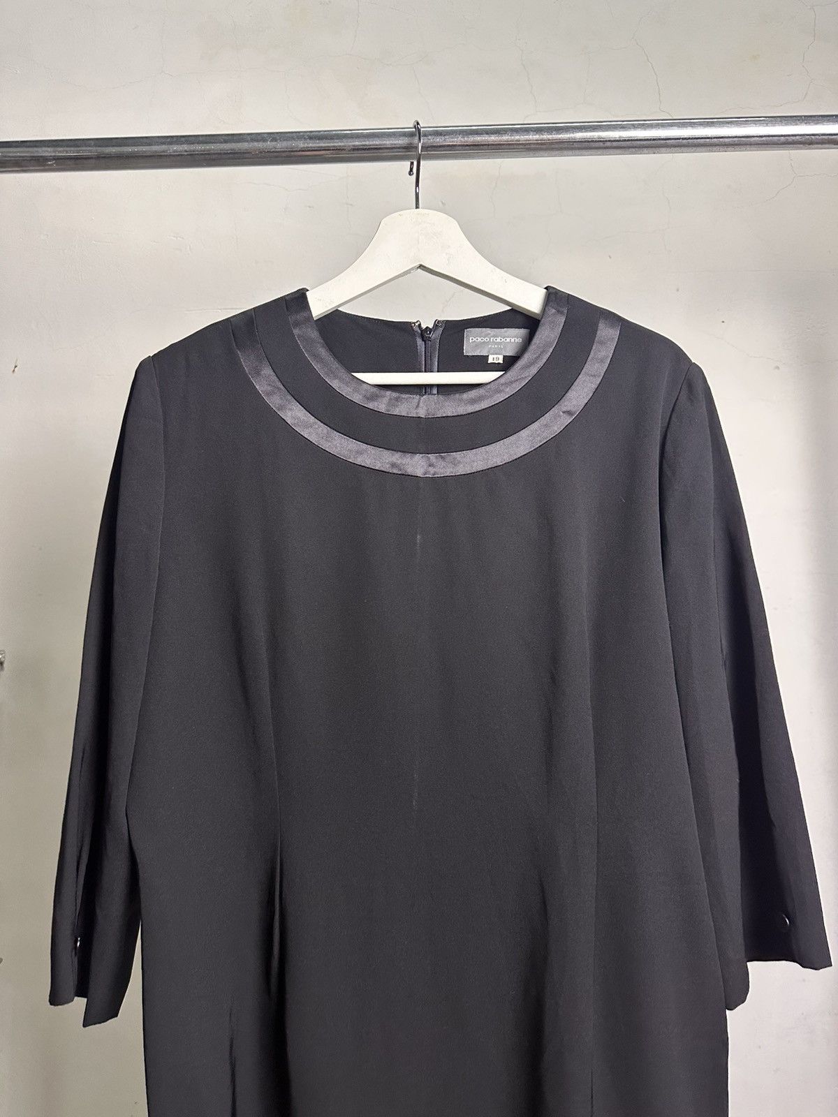 Paco Rabanne Paco Rabbane Satin Metalic Tipped Long Dress Size L / US 10 / IT 46 - 2 Thumbnail
