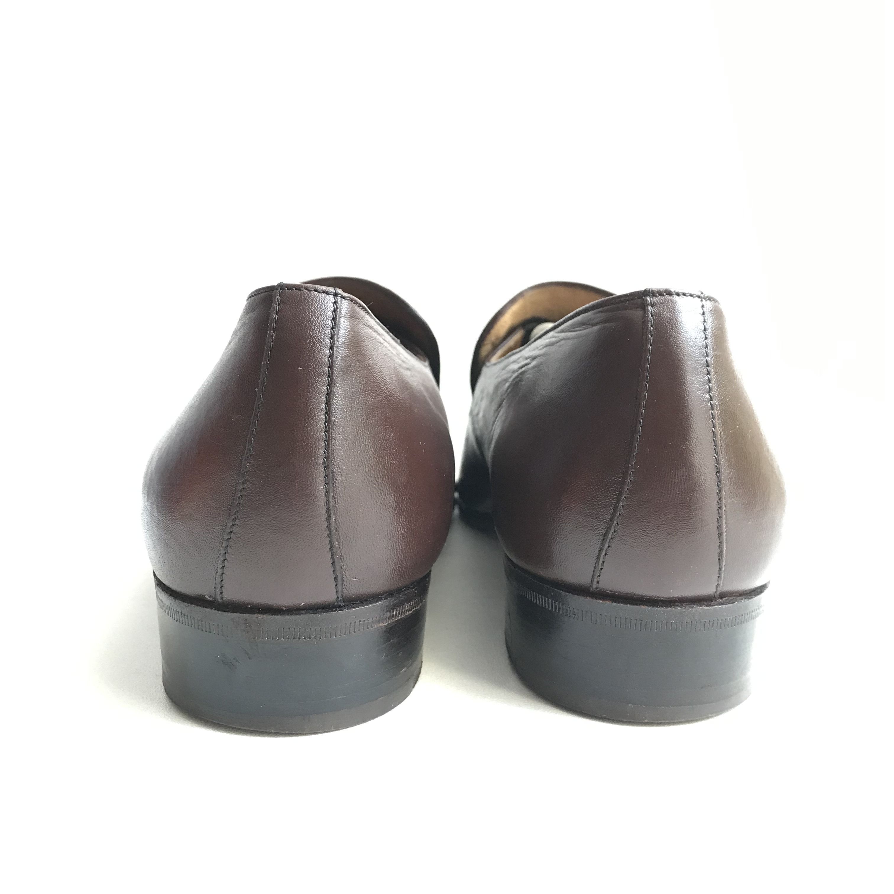 Designer Vintage Mario Minardi italian Penny Loafer Tassle brown Size US 8 / EU 41 - 7 Thumbnail