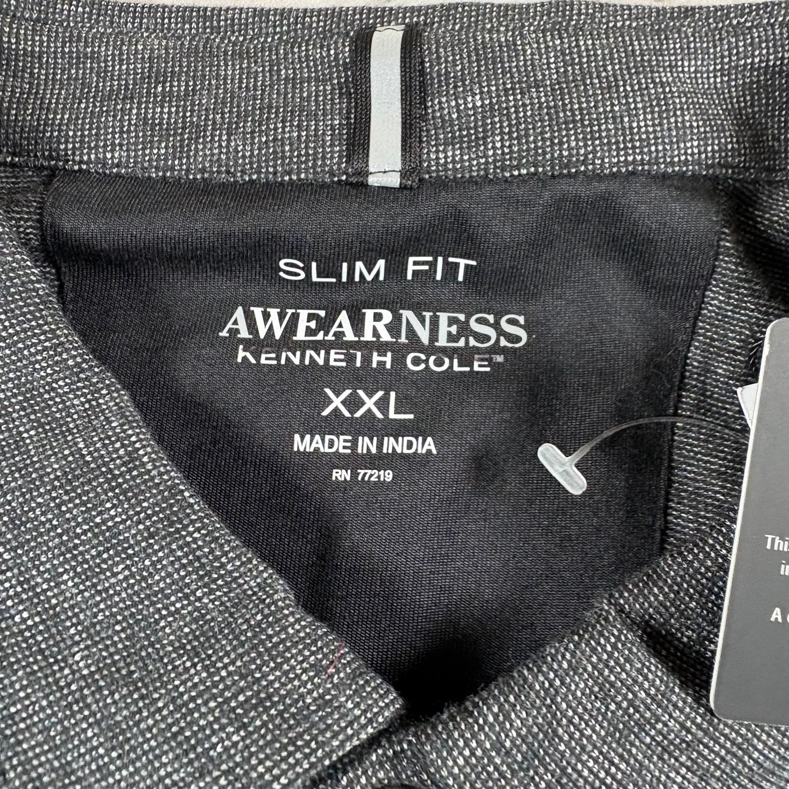 Kenneth Cole Dark grey polo Size US XXL / EU 58 / 5 - 3 Thumbnail