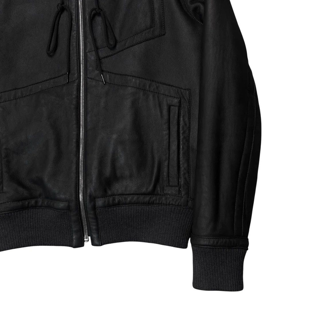 Dirk Bikkembergs Dirk Bikkembergs Hooded Faux Fur Lined Leather Jacket - AW10 Size US L / EU 52-54 / 3 - 5 Thumbnail
