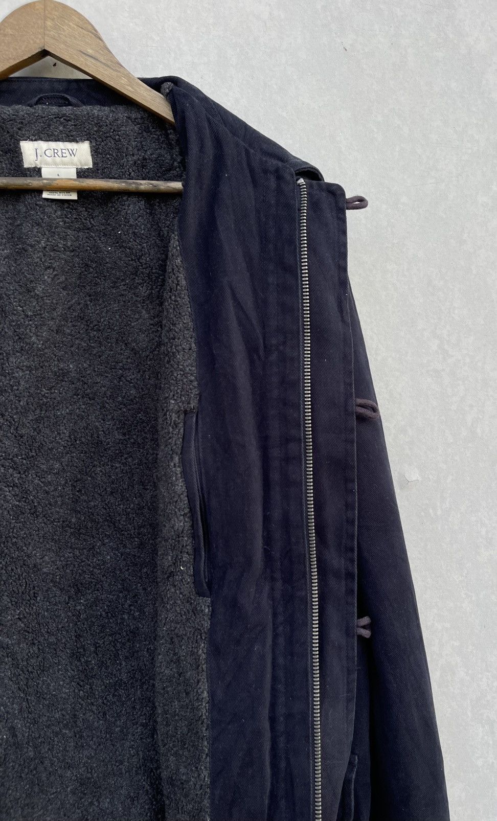 J.Crew × Vintage 🔥VINTAGE J.CREW SHERPA LINED PEA COAT Size US L / EU 52-54 / 3 - 9 Thumbnail