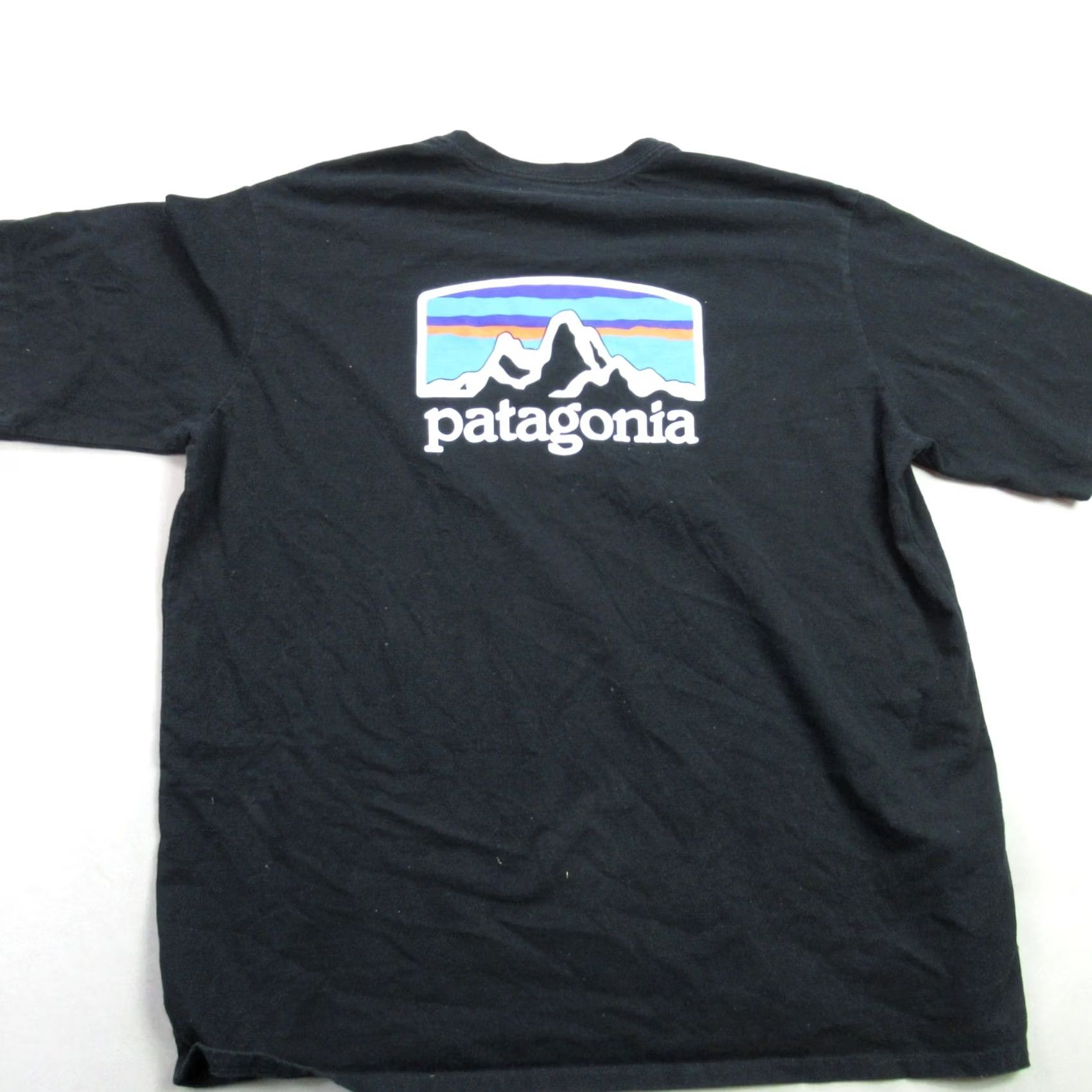 Patagonia Patagonia Mens XL Black Short Sleeve Crew Neck Shirt Outdoors Casual Size US XL / EU 56 / 4 - 4 Thumbnail