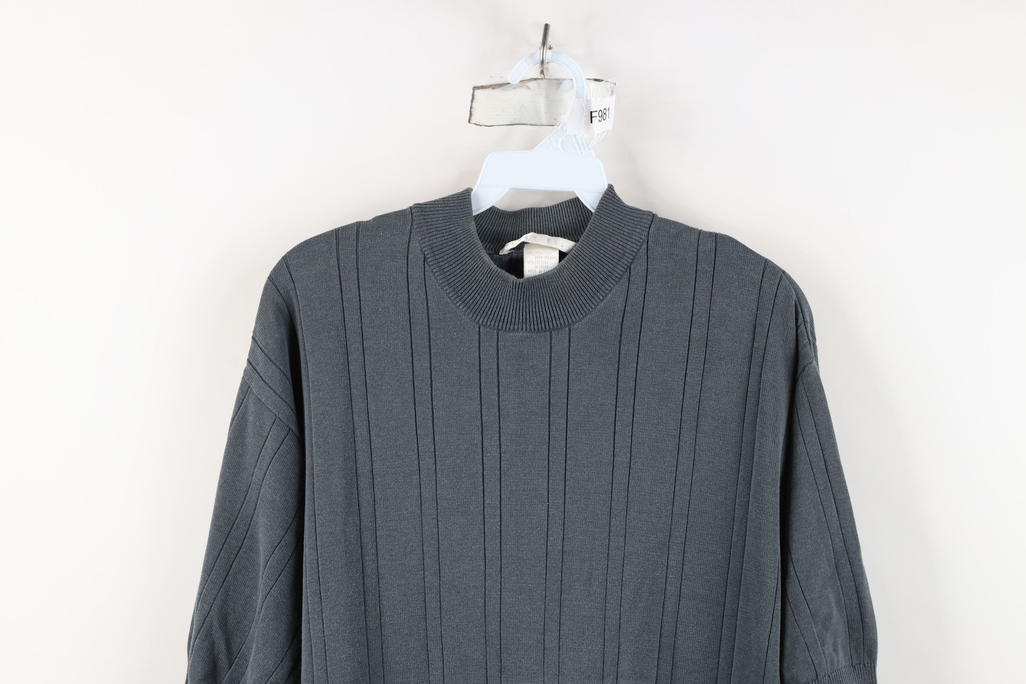 Vintage Vintage 90s Streetwear Silk Blend Knit Short Sleeve Sweater Size US XL / EU 56 / 4 - 2 Thumbnail