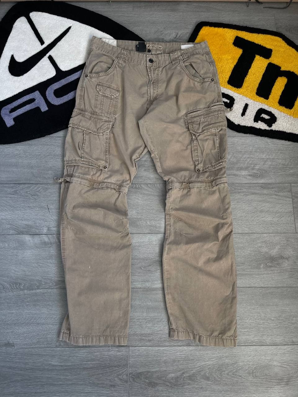 Vintage vintage very rare transformer 3 in 1 casual cargo pants Size US 36 / EU 52 - 2 Thumbnail