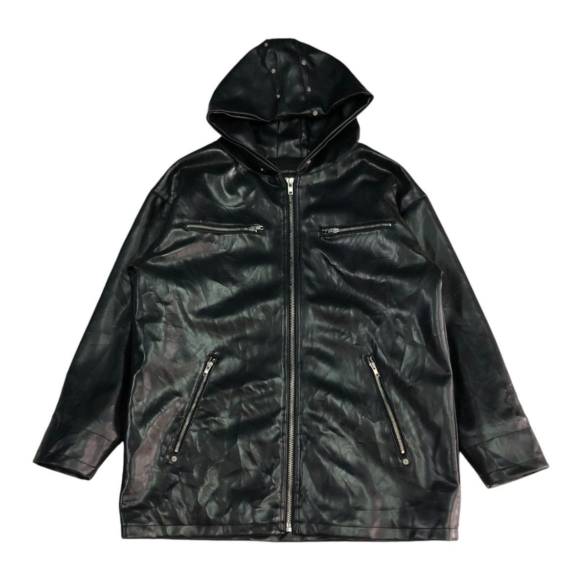 Hysteric Glamour 🔥VINTAGE BIKER LEATHER JACKET HOODIE PEACE MAKER Size US L / EU 52-54 / 3 - 1 Thumbnail