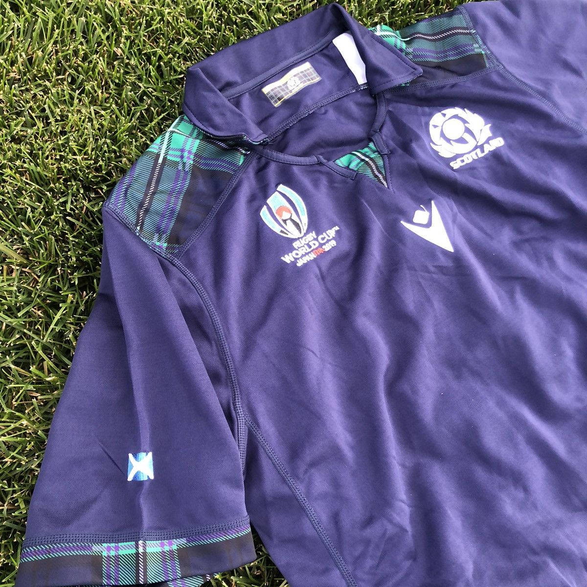 Macron × Vintage Scotland rugby World Cup Japan 2019 macron limited jersey Size US XL / EU 56 / 4 - 6 Thumbnail