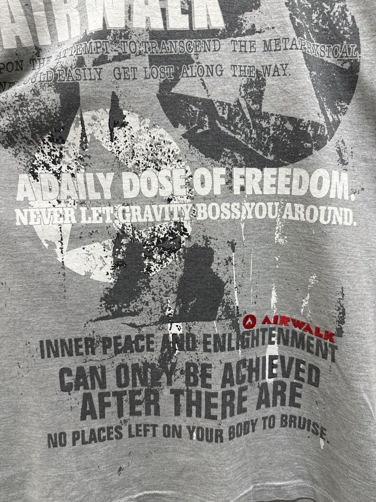 14th Addiction 2000s Archive Airwalk Gothic Poem Tshirt Size US M / EU 48-50 / 2 - 3 Thumbnail