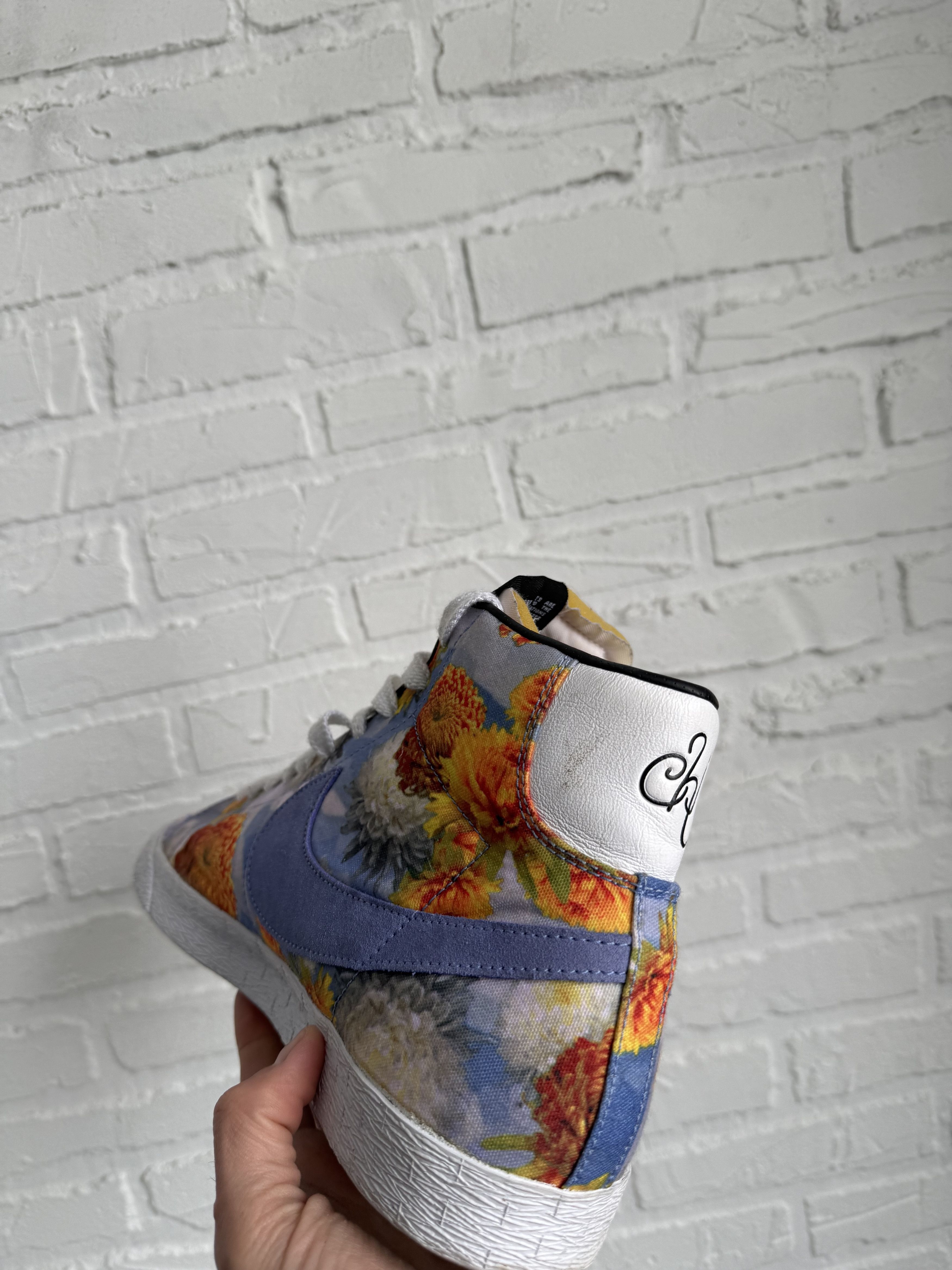 Nike RARE Nike Blazer Mid Floral Pack Chicago sneakers Size US 12 / EU 45 - 3 Thumbnail