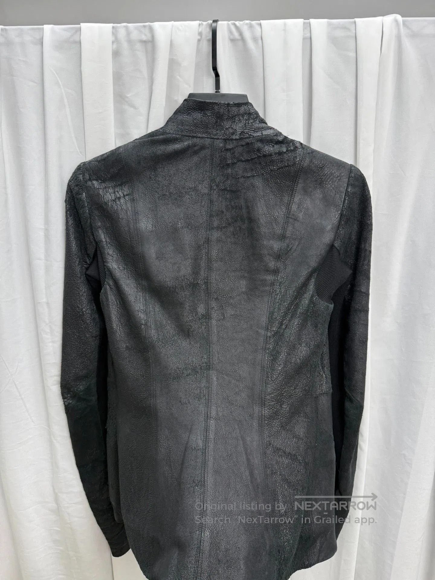 Rick Owens Rick Owens Suede Distressed Biker Jacket. Size US M / EU 48-50 / 2 - 8 Thumbnail