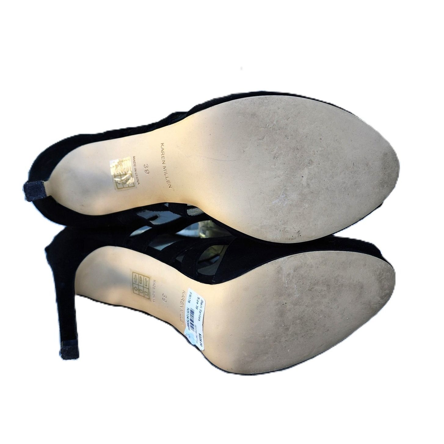 Karen Millen Karen Millen Suede Gladiator Strappy Stiletto Heels 39 Size US 8.5 / IT 38.5 - 6 Thumbnail