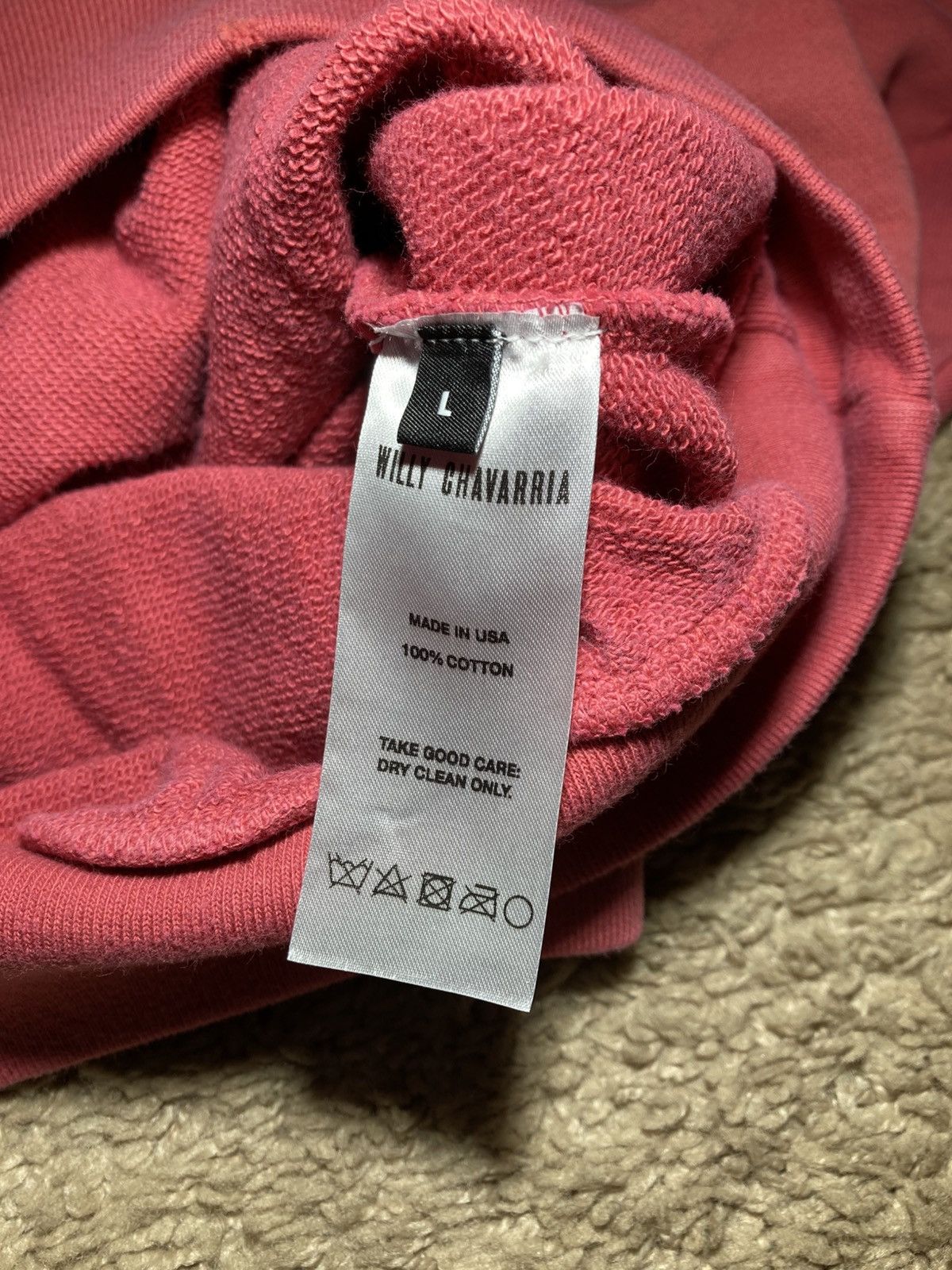 Willy Chavarria New SS25 Willy Chavarria Sandia UFW America Distressed 2025 Size US L / EU 52-54 / 3 - 7 Thumbnail