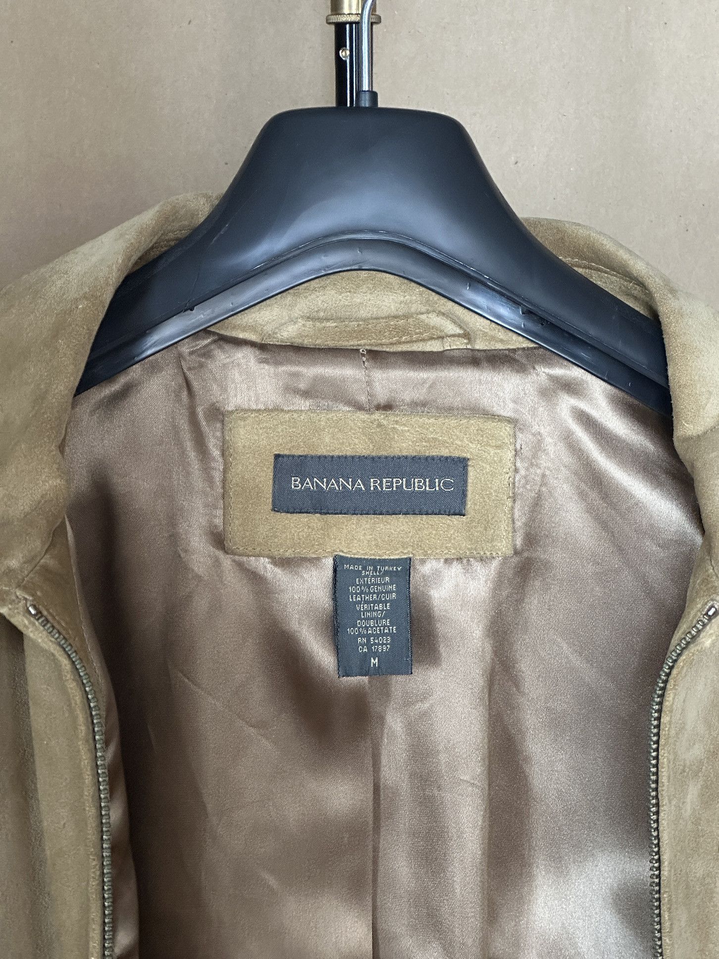 Banana Republic Banana Republic Camel Suede Leather Jacket Size US M / EU 48-50 / 2 - 3 Thumbnail