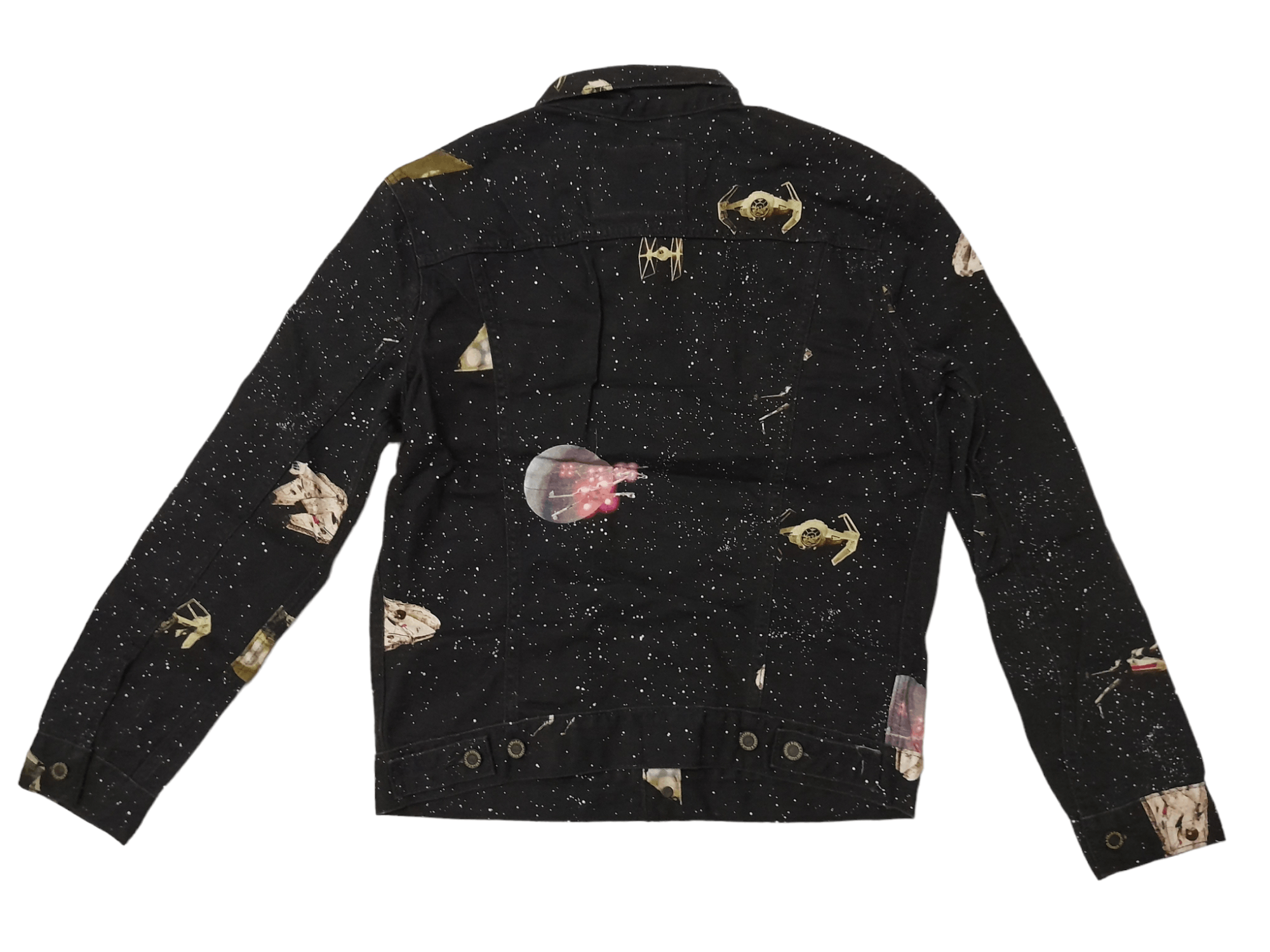 Levi's Levis x Star Wars Limited Collabs Denim Jacket Big E (F292) Size US S / EU 44-46 / 1 - 6 Thumbnail