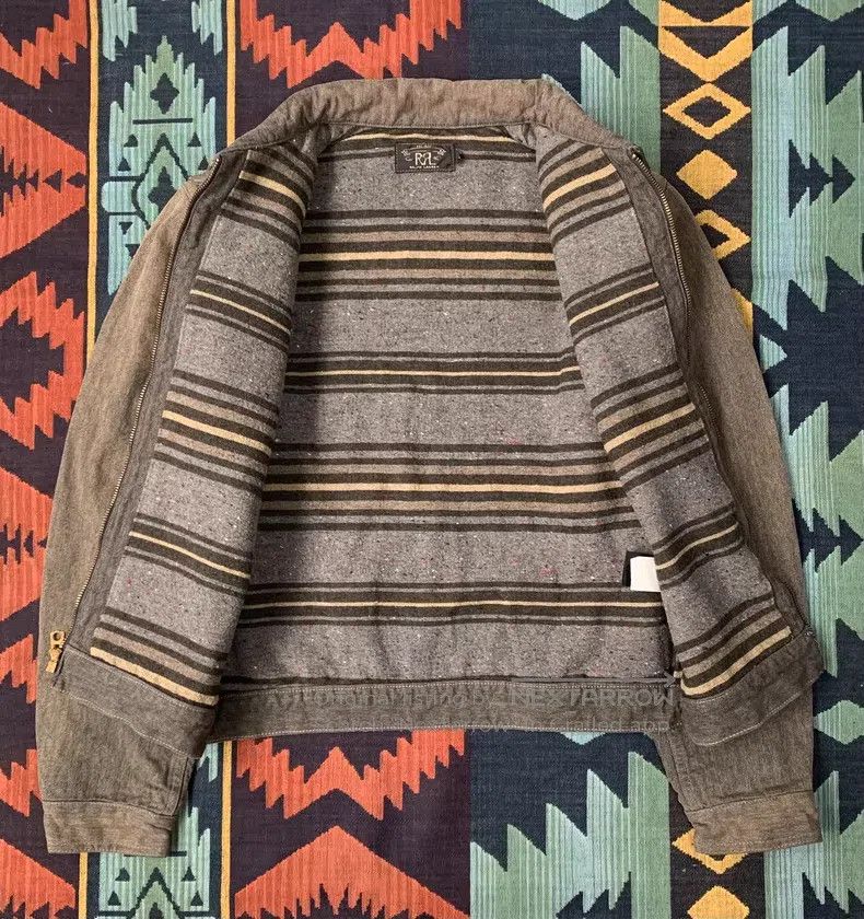 RRL Ralph Lauren RRL Ralph Lauren Distressed Blanket Lining Herringbone Jac Size US M / EU 48-50 / 2 - 6 Thumbnail