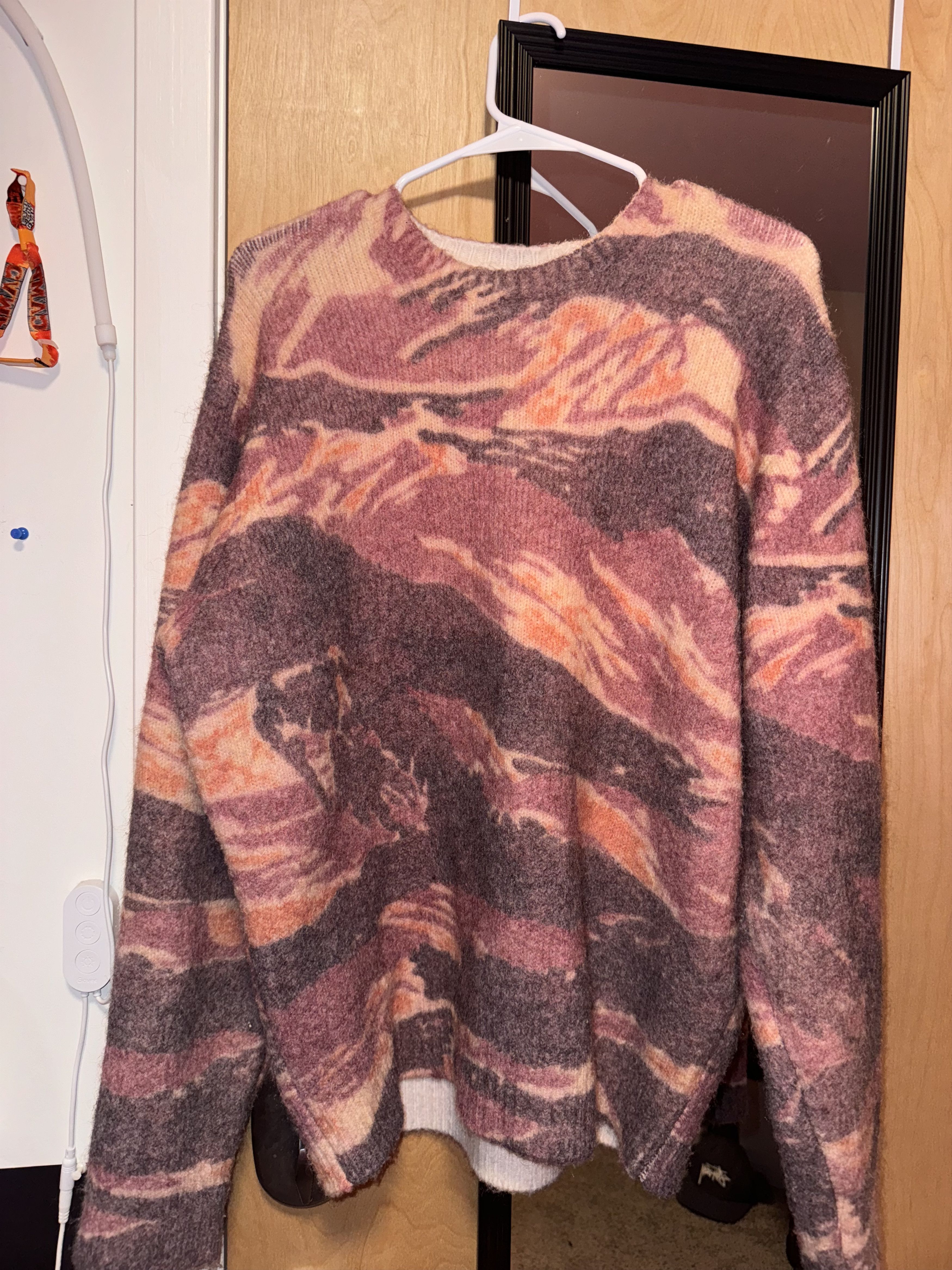 Stussy Stussy x Lucien Smith Tigris Print Sweater Mohair Size US M / EU 48-50 / 2 - 5 Thumbnail