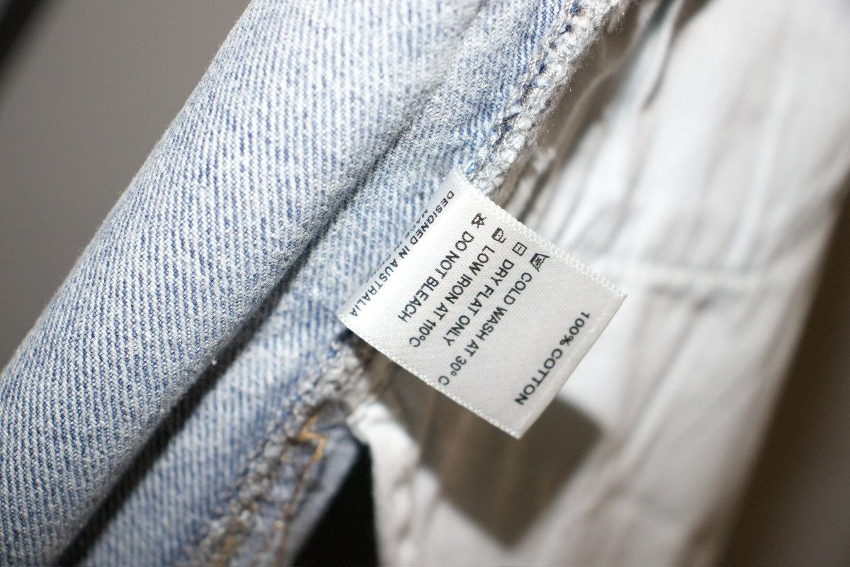 Japanese Brand KRIPT WAXED BAGGY JEANS Size US 30 / EU 46 - 9 Thumbnail