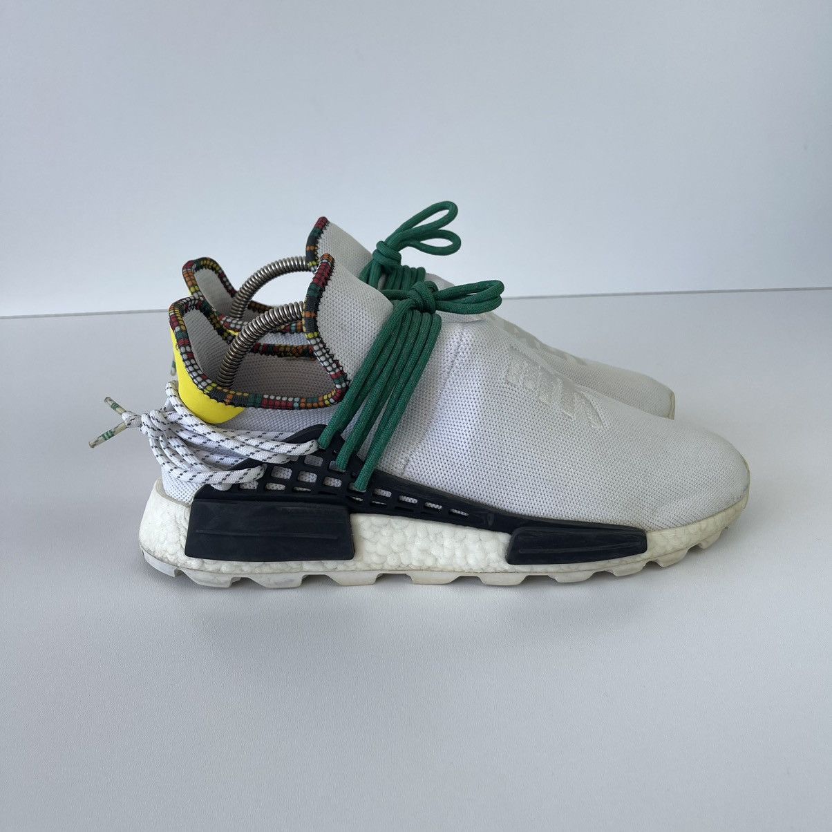 Adidas × Human Made Adidas NMD Human Race Pharrell Inspiration Pack White EE7583 Size US 10.5 / EU 43-44 - 4 Thumbnail