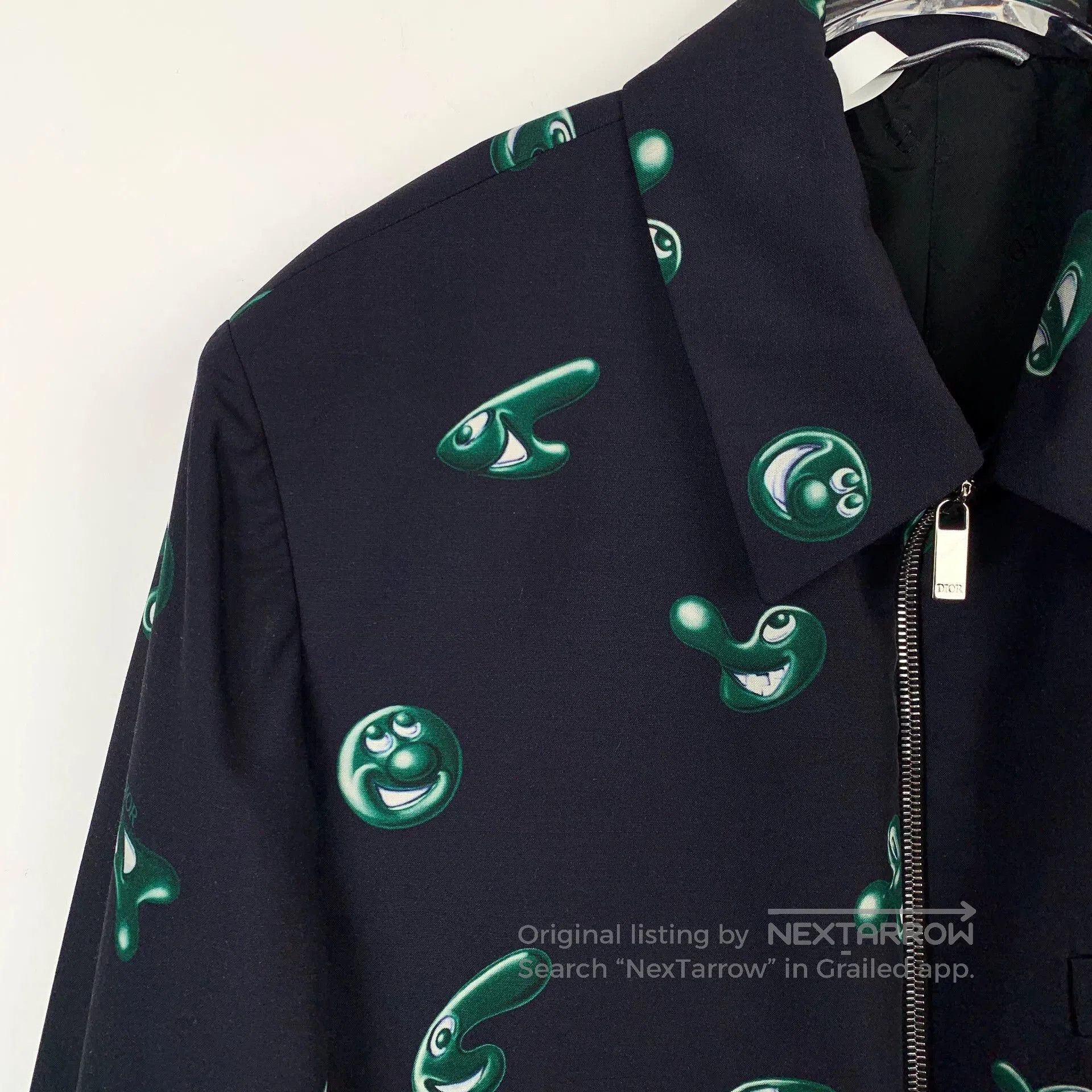 Dior Dior x Kenny Logo Wool Zip Jacket. Size US S / EU 44-46 / 1 - 3 Thumbnail