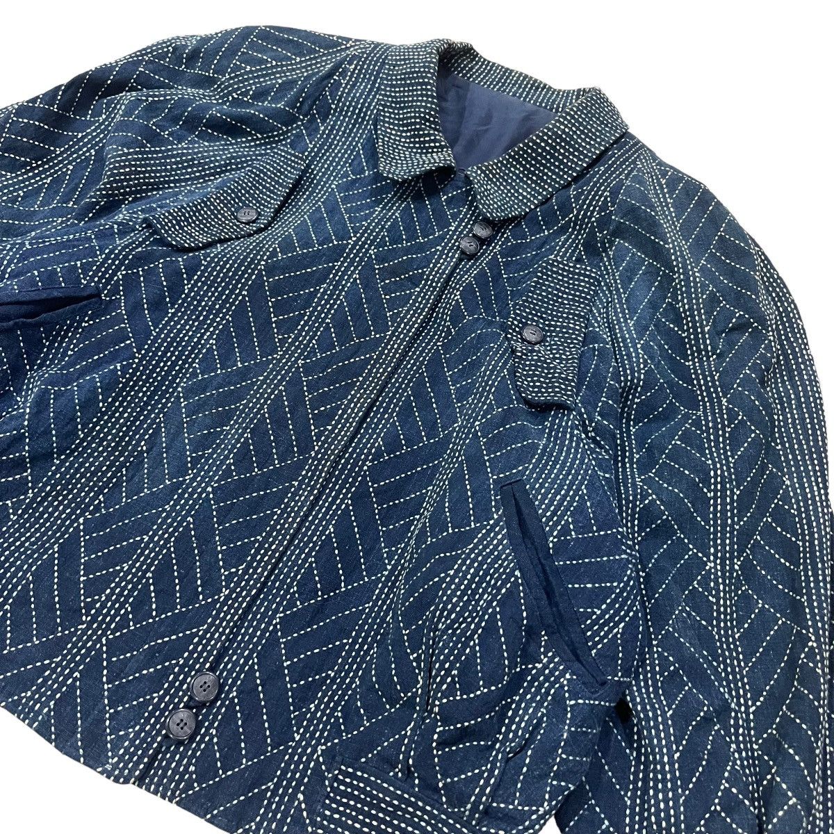 Japanese Brand Vintage Japanese Brand Wool Bomber Jacket Size US S / EU 44-46 / 1 - 10 Thumbnail