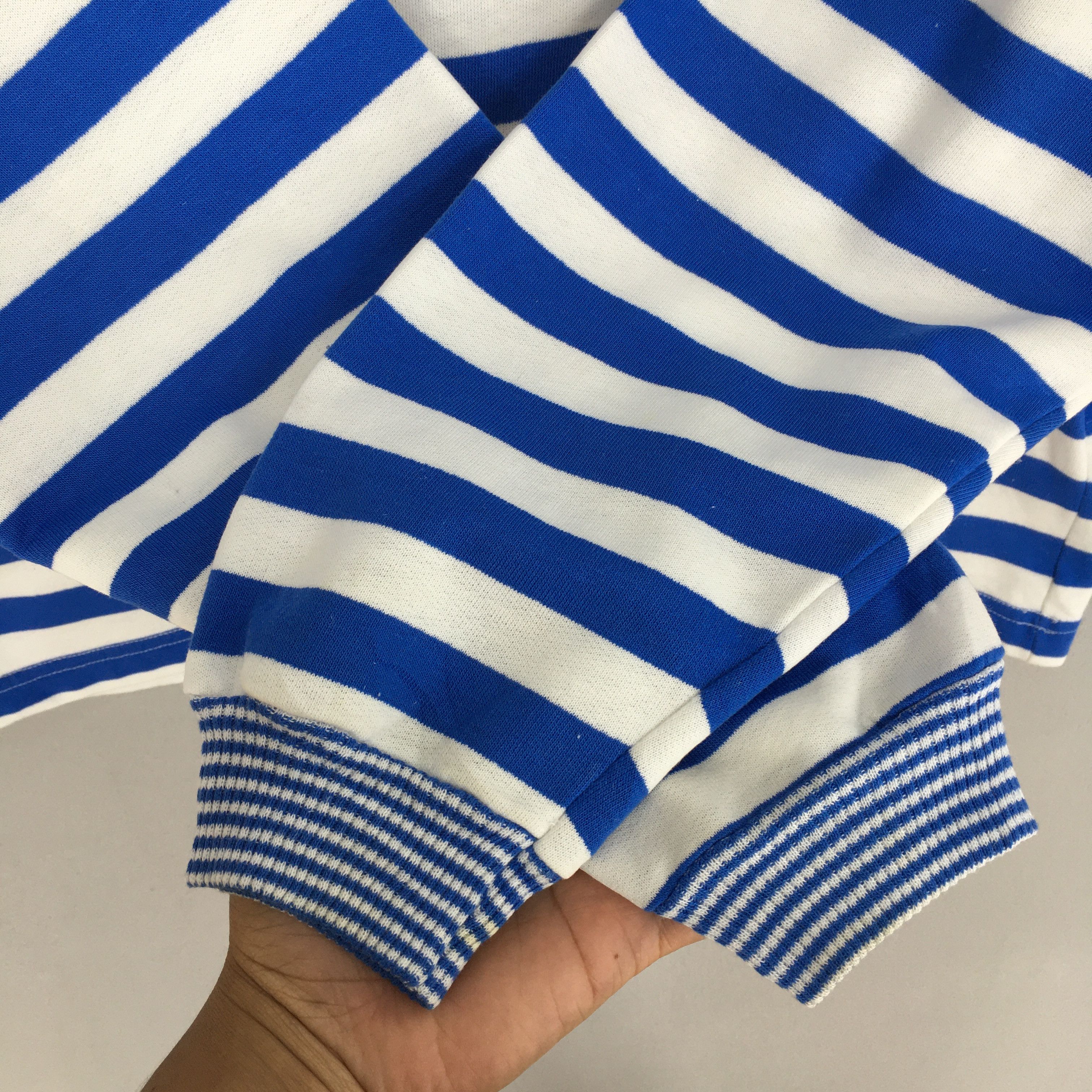 NCAA Vintage Ashley Hall Stripes Sweatshirt Medium Size US M / EU 48-50 / 2 - 3 Thumbnail