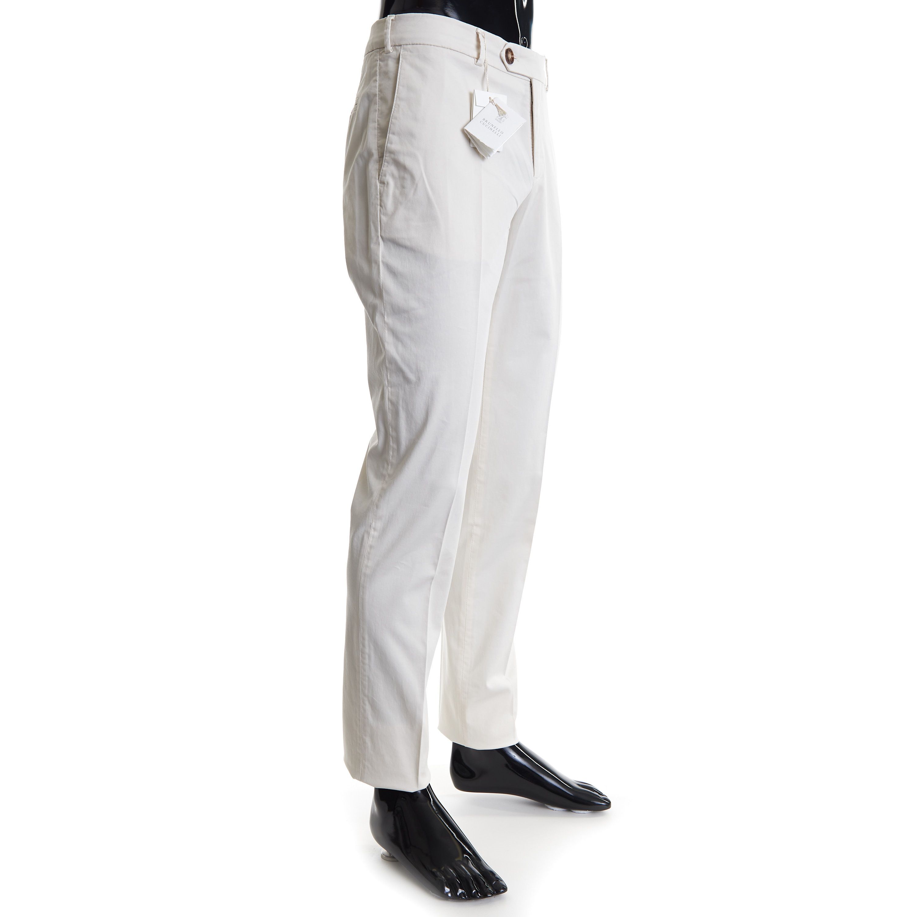 Brunello Cucinelli Off White Italian Fit Trousers / Pants Size US 40 / EU 56 - 3 Thumbnail