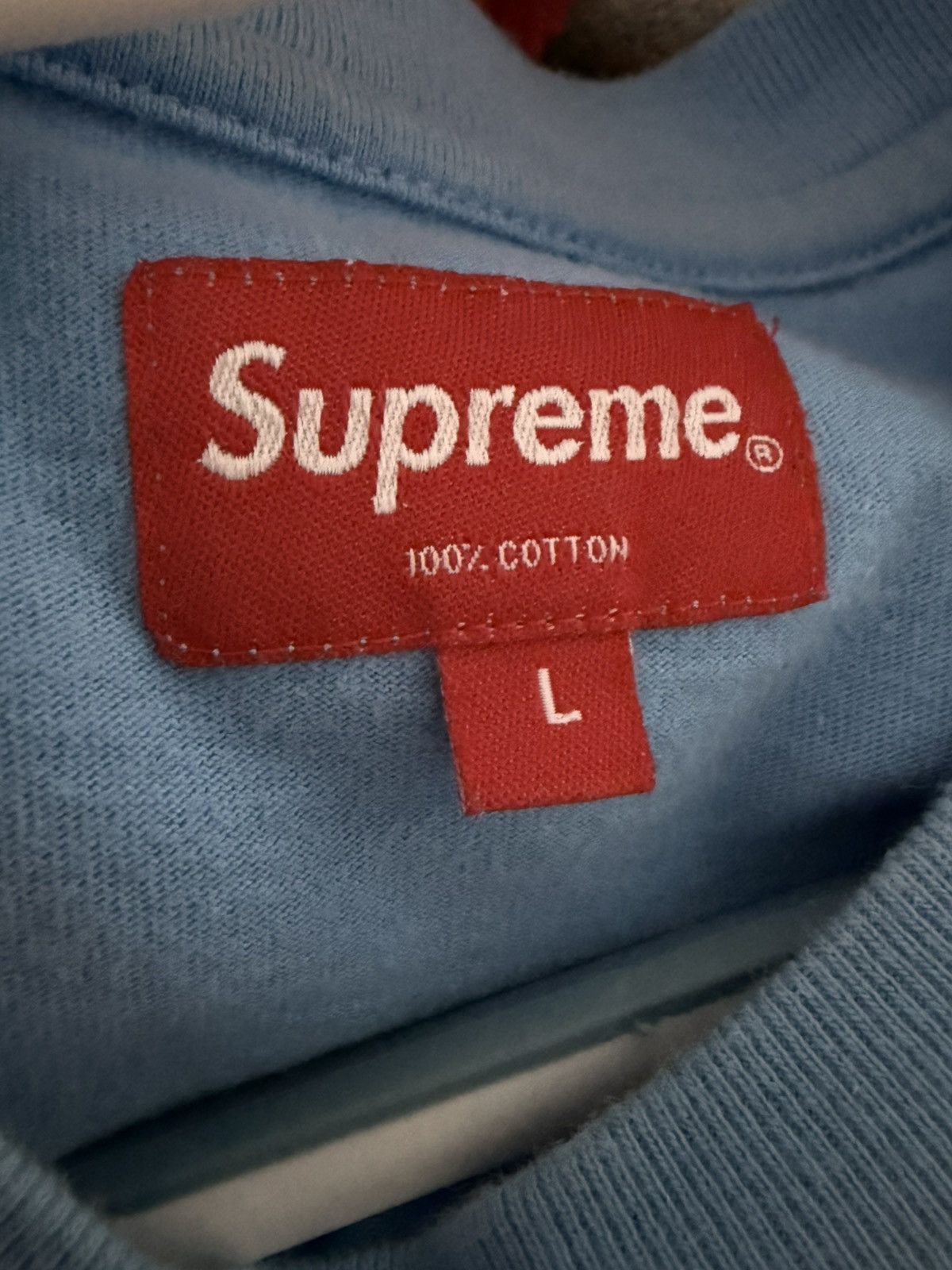 Supreme Supreme paneled Long Sleeve “Supreme USA” Size US L / EU 52-54 / 3 - 5 Thumbnail