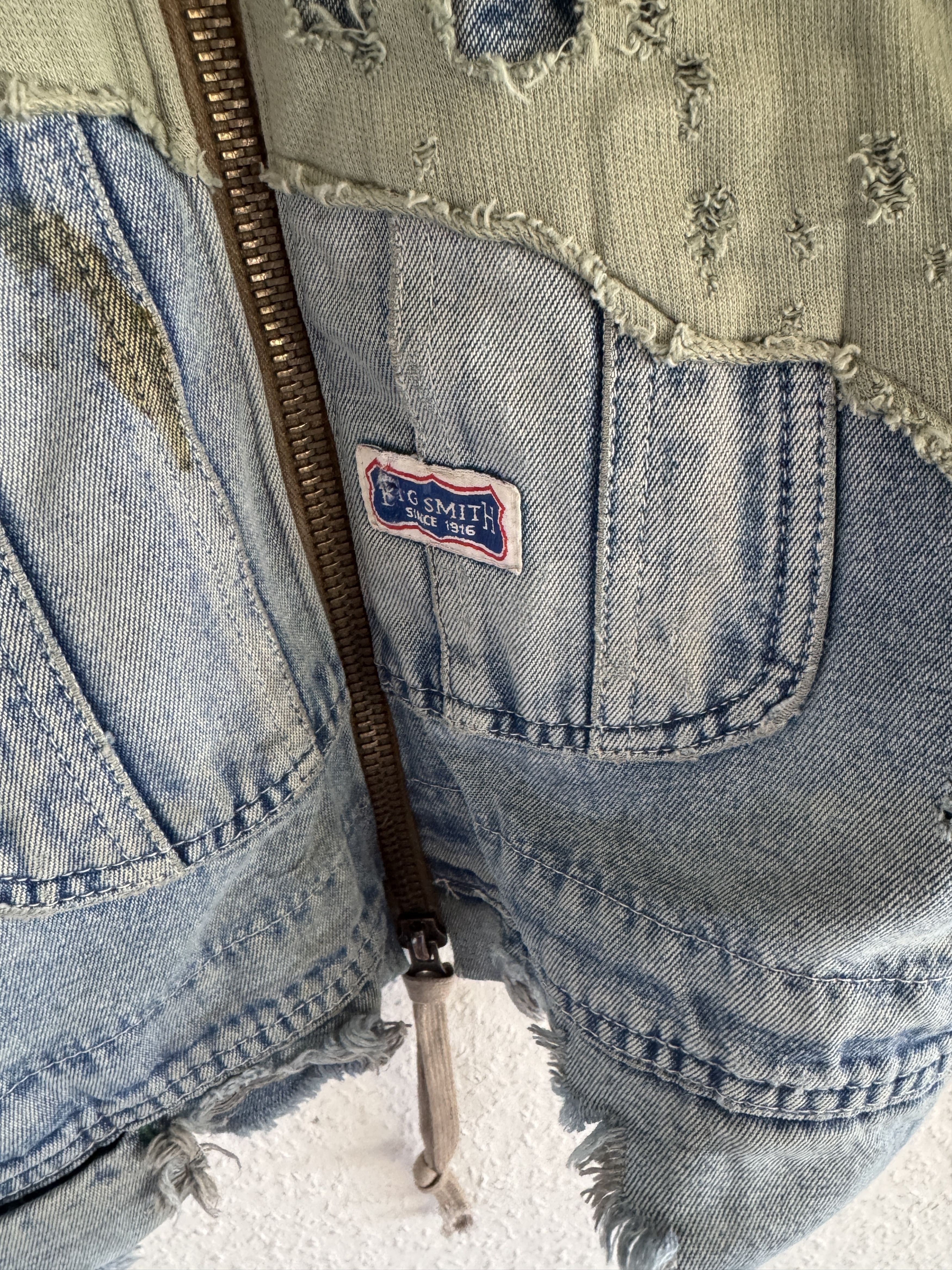 Greg Lauren Distressed Patchwork Hoodie Size US XL / EU 56 / 4 - 7 Thumbnail