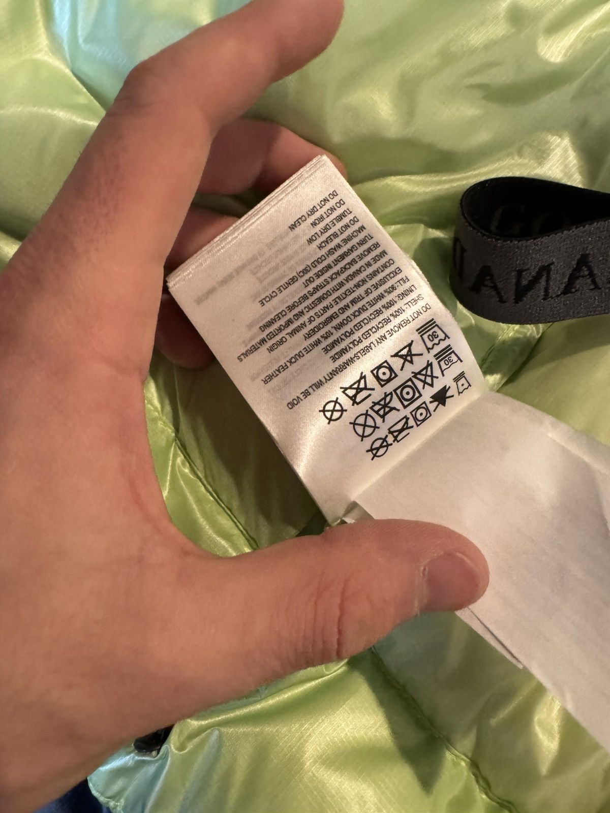 Canada Goose Canada Goose Crofton Hoody Limelight (M) – New / Black Disc Size US M / EU 48-50 / 2 - 11 Thumbnail