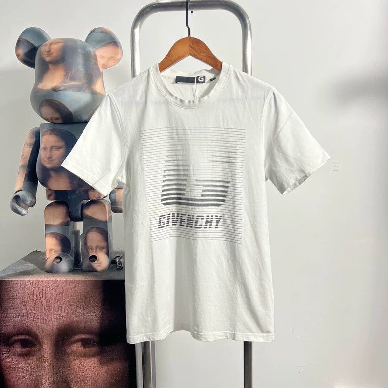 Givenchy Letter Logo Short Sleeve T-Shirt-dmc