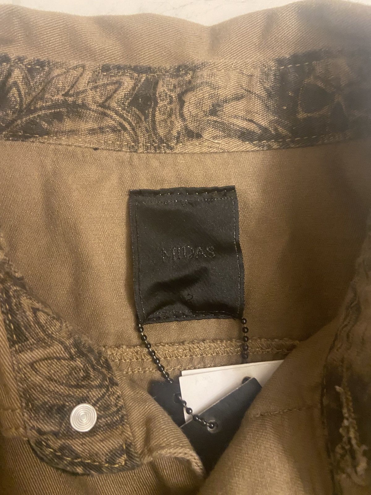 If Six Was Nine Midas Camo Cow Leather Long sleeve Size US S / EU 44-46 / 1 - 3 Thumbnail