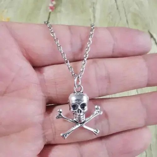 Jewelry Fashion Skull Pendant Necklace Size ONE SIZE - 4 Thumbnail
